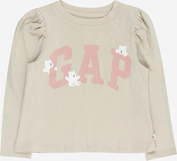 T-Shirt GAP en beige : devant