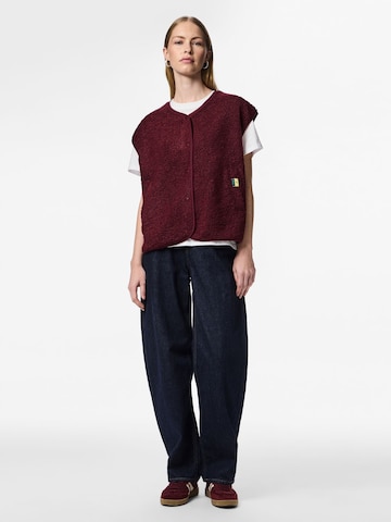 PIECES Bodywarmer 'PCKatty' in Rood