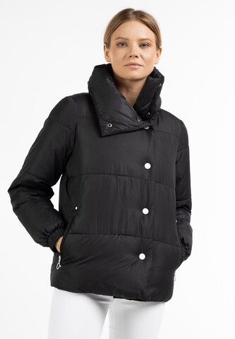 DreiMaster Maritim Winter Jacket in Black: front