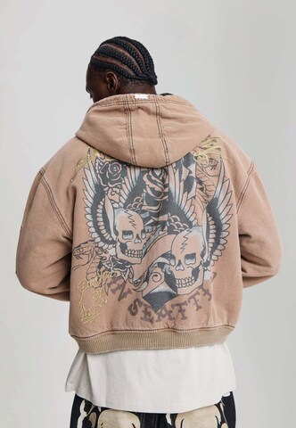 Veste d’hiver Ed Hardy en marron