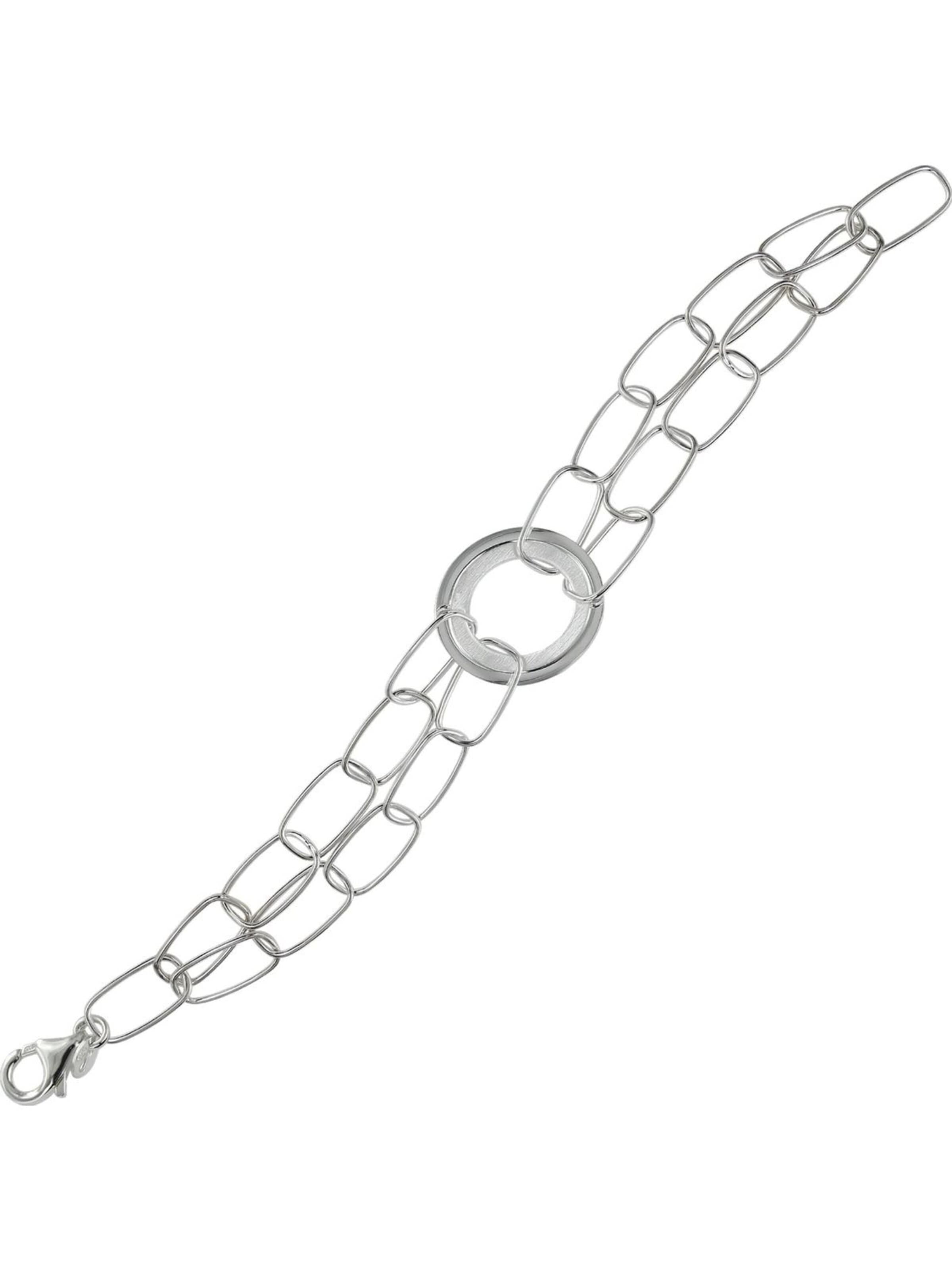 Balia Bracelet in Silver: front
