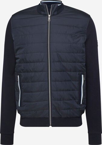 bugatti Sweatvest in Blauw: voorkant