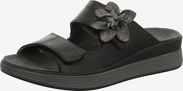 THINK! Pantolette 'Meggie' in Schwarz: Vorderseite