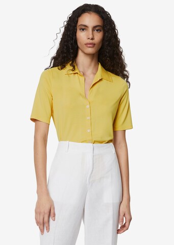 Marc O'Polo Blouse in Geel: voorkant