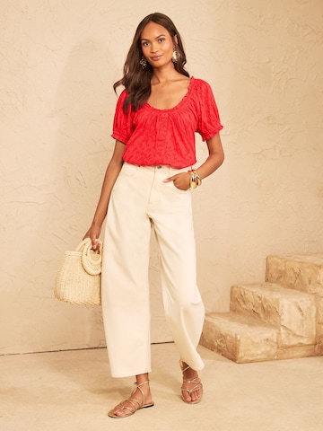 love & roses Bluse i rød