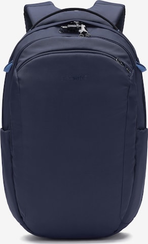 Pacsafe Backpack in Blue: front
