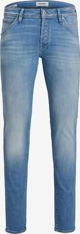 Coupe slim Jean 'Glenn' JACK & JONES en bleu : devant