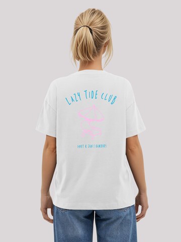 F4NT4STIC T-Shirt 'Knut und Jan Scribble' in Weiß: Vorderseite