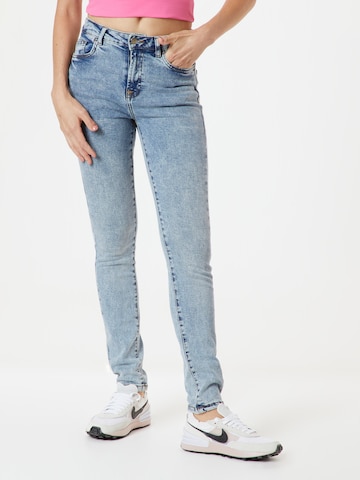 Denim Project Slimfit Jeans in Blauw: voorkant
