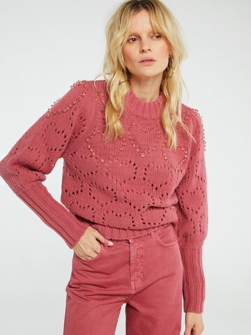 Fabienne Chapot Trui 'Diana Beads' in Roze