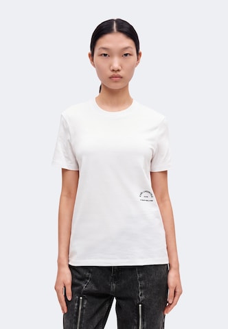 Karl Lagerfeld - Camisa 'Rue St-Guillaume' em branco: frente