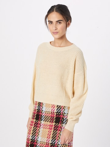 VERO MODA Pullover 'MAYA' in Beige: predná strana