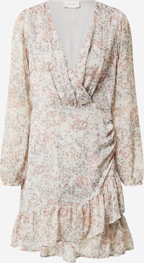 Neo Noir Robe 'Veri' en gris / rouge pastel / blanc cassé, Vue avec produit