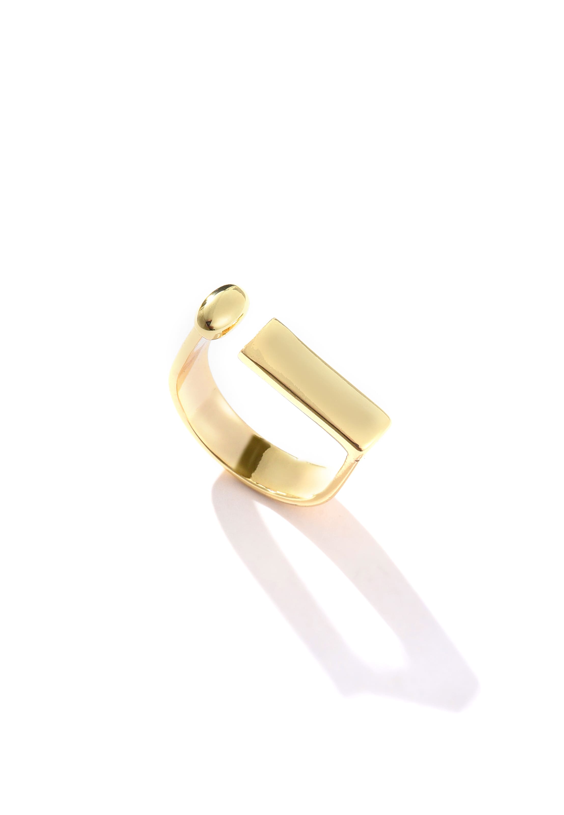 auksinė SOHI Žiedas 'Quinn Ma': priekis