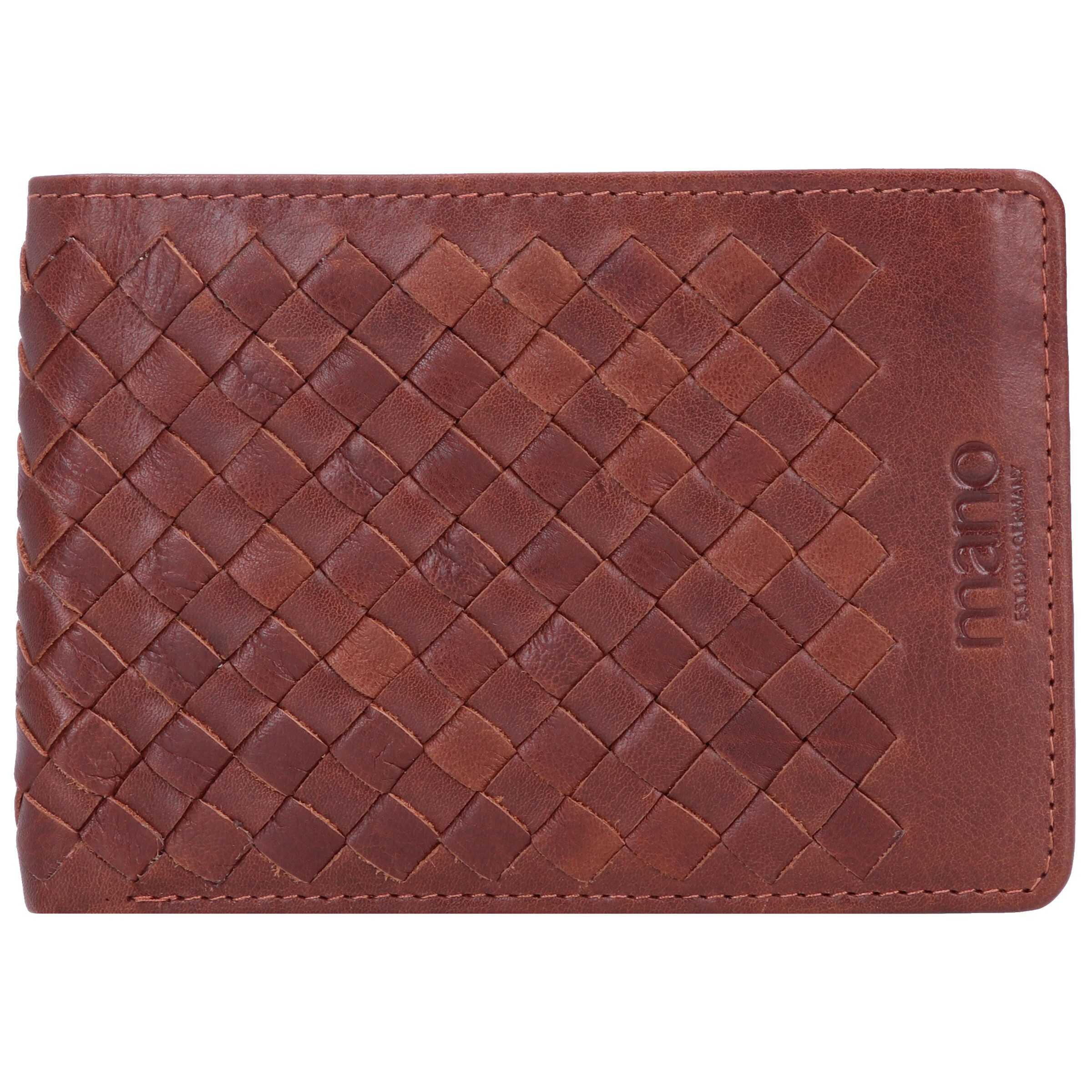 mano Geldbörse 'Don Luca' in Braun: Vorderseite