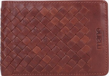 mano Wallet 'Don Luca' in Brown: front
