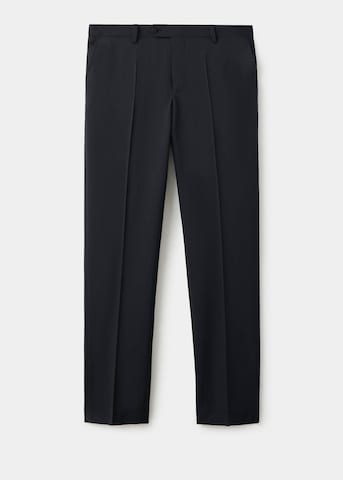 MANGO MAN Slimfit Hose 'Smoking' in Schwarz