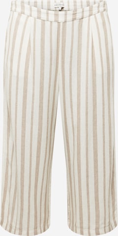 ONLY Carmakoma Loose fit Pants 'CARISA' in White: front