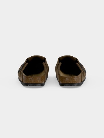 BIRKENSTOCK Muiltjes 'Boston' in Bruin