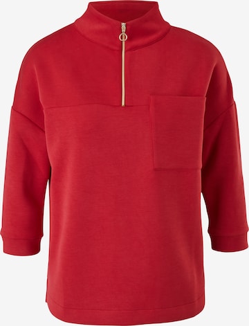 s.Oliver BLACK LABEL Sweatshirt in Red: front