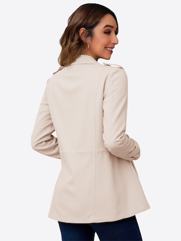 Imily Bela Přechodná bunda – béžová: zadní strana