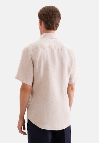 Coupe slim Chemise business SEIDENSTICKER en beige