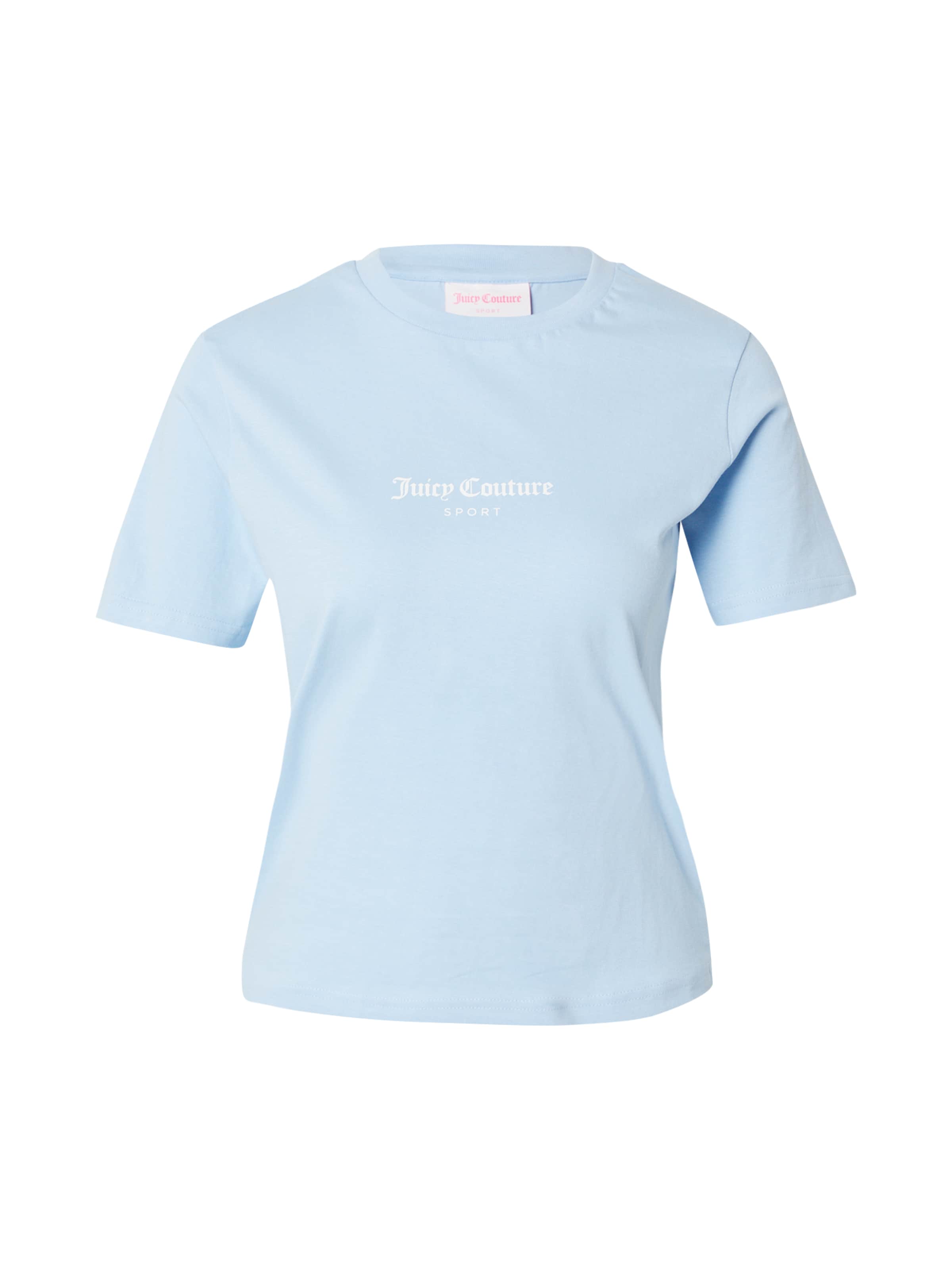Tricou 'The Tennis' Juicy Couture pe albastru deschis / alb, Vizualizare produs