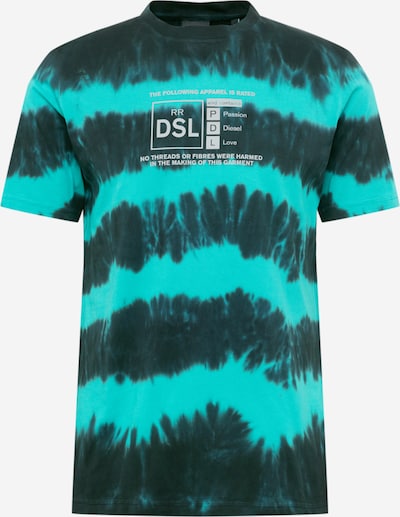 DIESEL Bluser & t-shirts 'JUST' i turkis / sort, Produktvisning