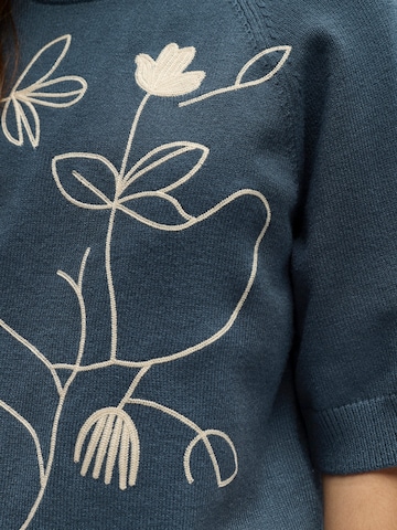 OBJECT Damen - Pullover & Strickjacken 'OBJLANEY RUBIN' in Blau