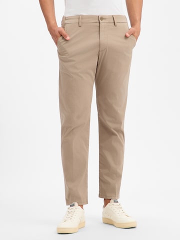 Regular Pantalon chino ' Ajend ' DRYKORN en beige : devant