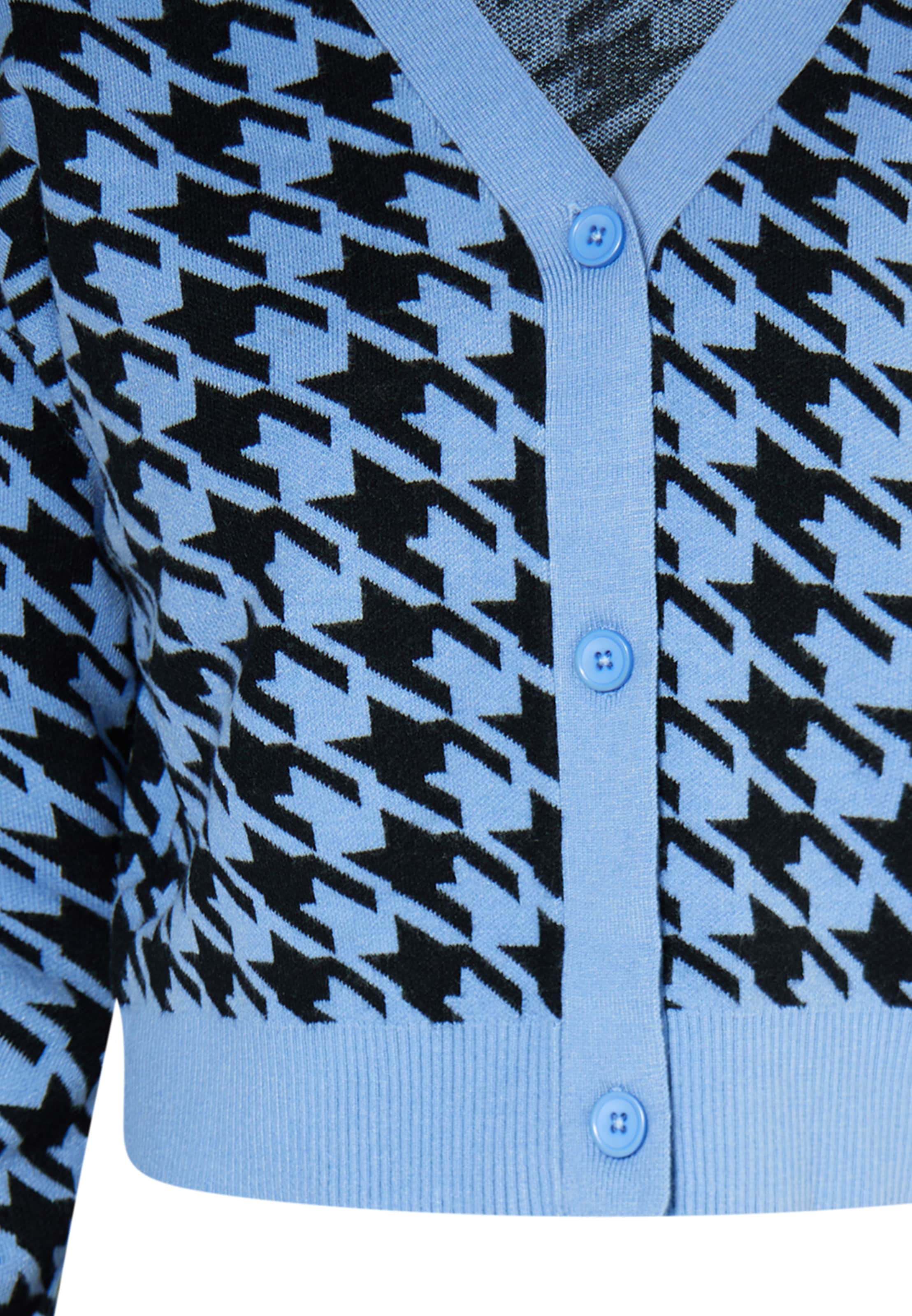 myMo ROCKS Πλεκτή ζακέτα σε μπλε