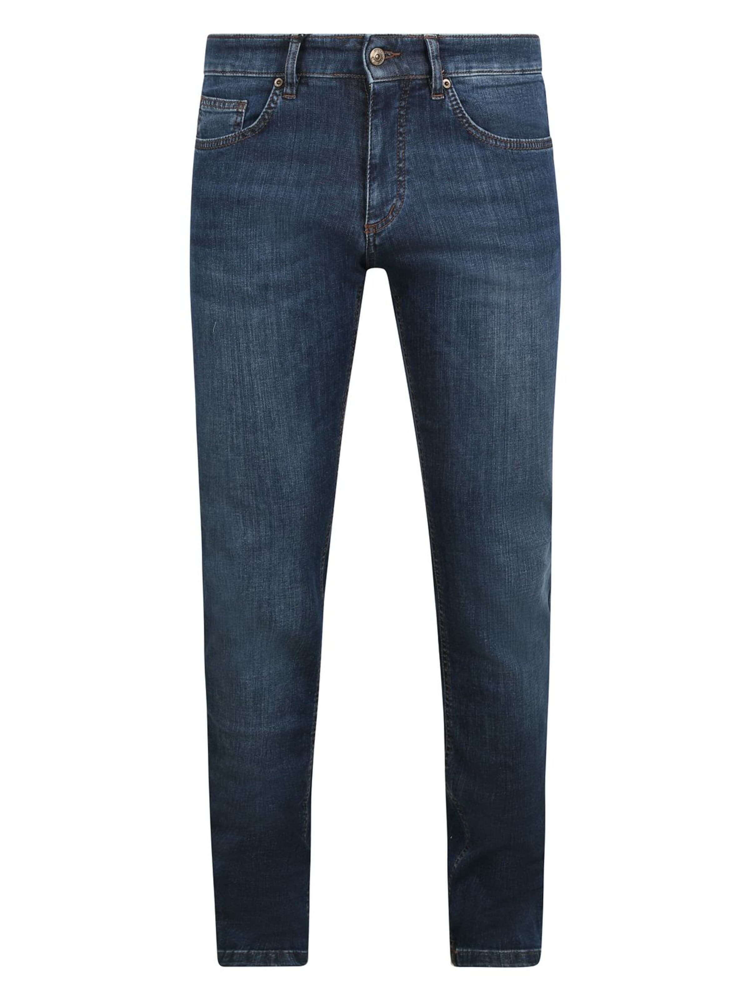 Coupe slim Jean Steppin' out en bleu : devant