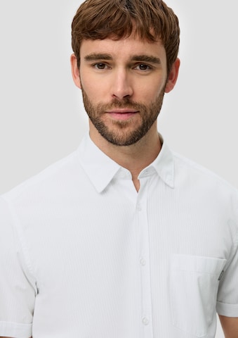 s.Oliver Regular Fit Skjorte i hvid