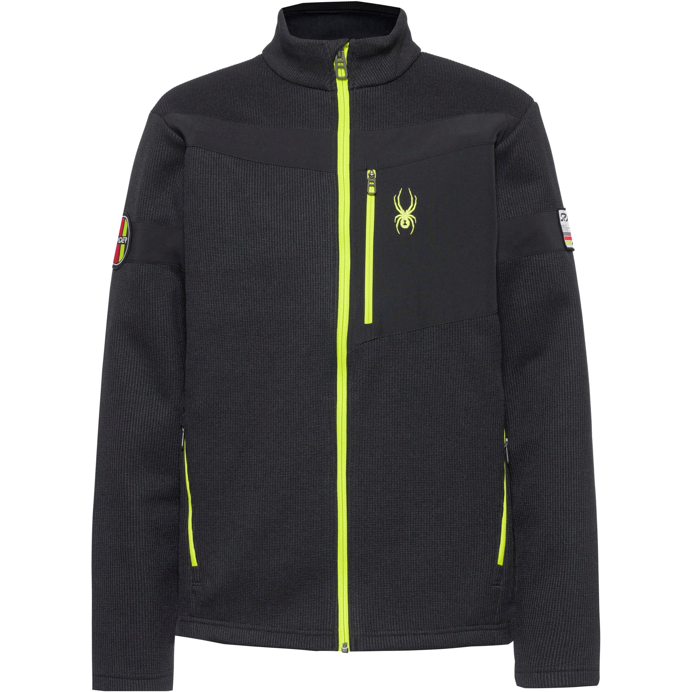 Spyder Fleece Jacket 'Wengem Bandit' in Black: front
