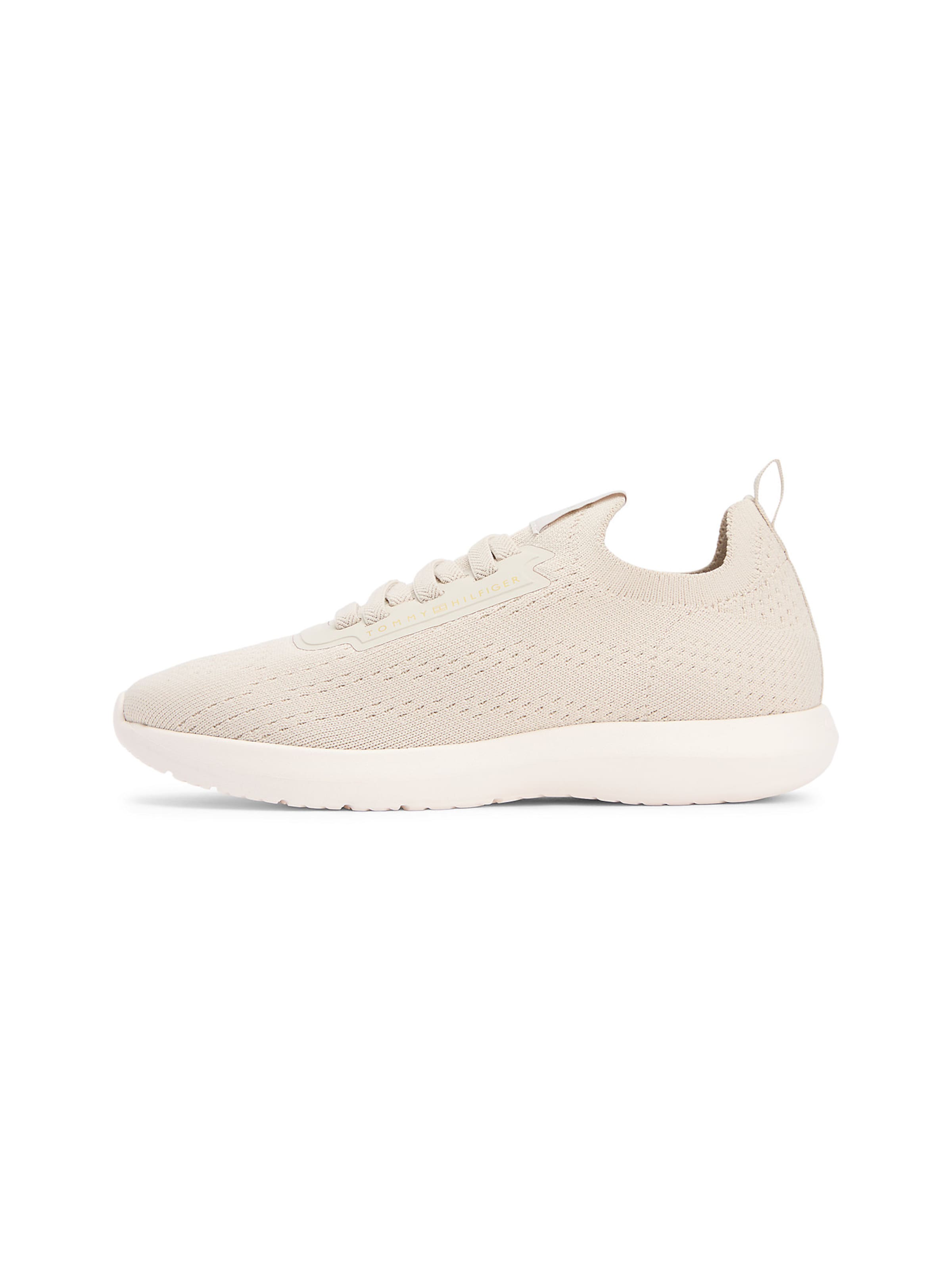 TOMMY HILFIGER Platform trainers in Beige: front