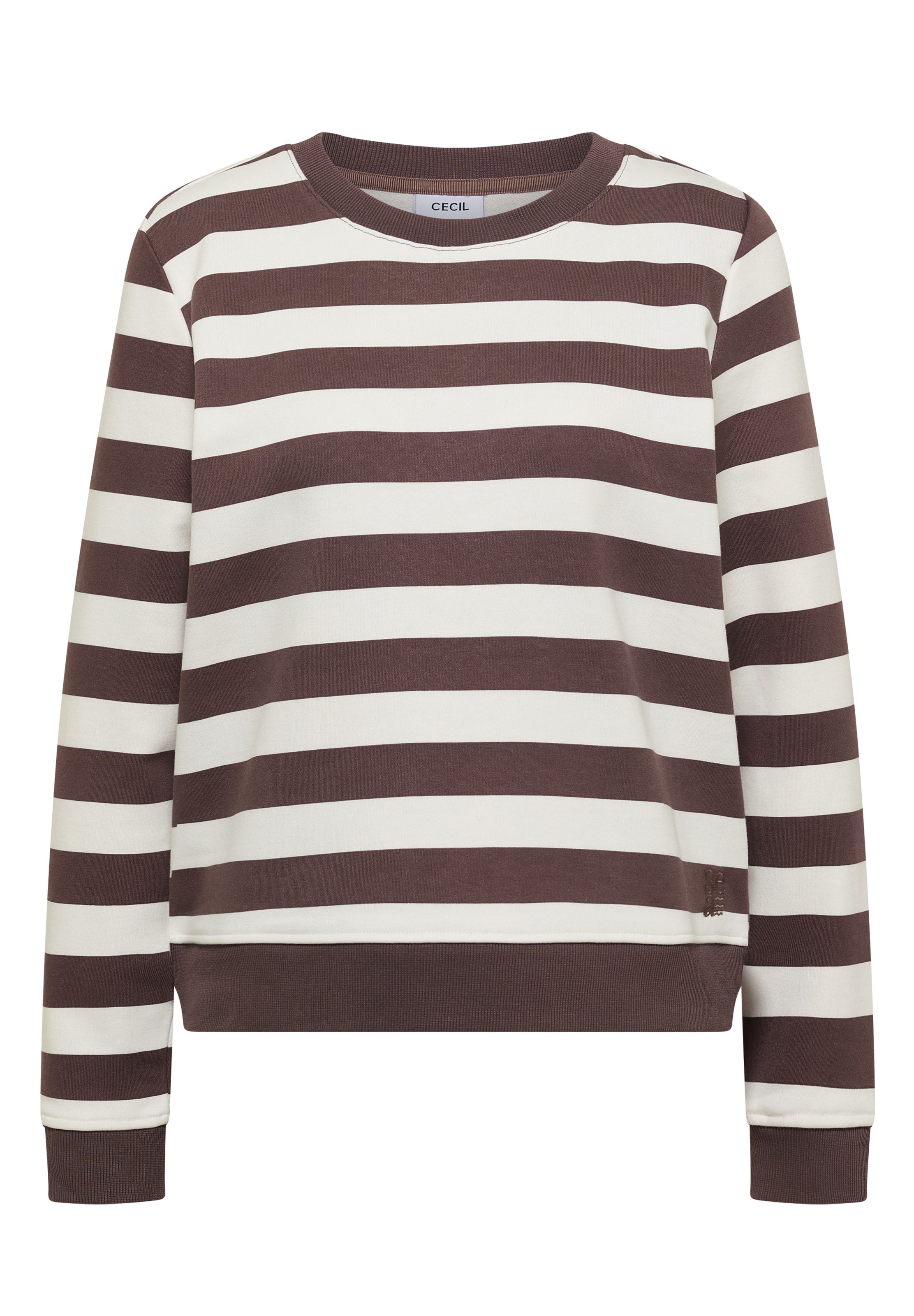 CECIL Sweatshirt in Beige: front