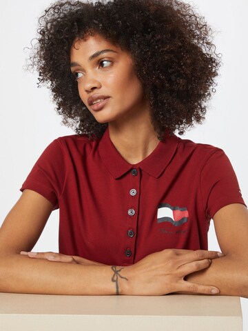 TOMMY HILFIGER T-Shirt 'ABO' in Rot