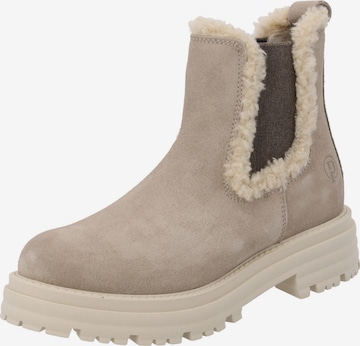 Palado by Sila Sahin Boots in Beige: Vorderseite