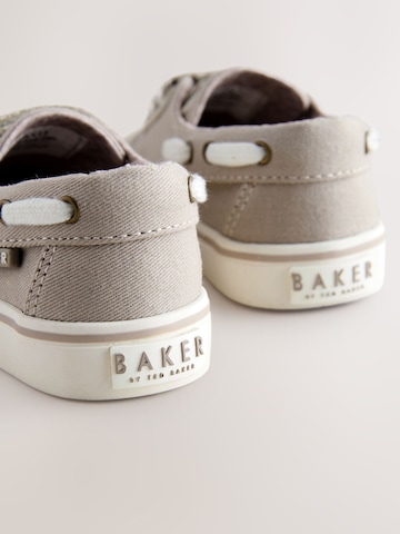 pilka Baker by Ted Baker Pirmieji vaiko vaikščiojimo bateliai