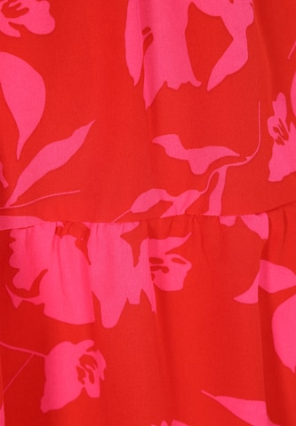 ebeeza - Vestido de verão 'Spring Summer' em vermelho