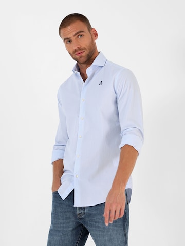 Scalpers Regular fit Button Up Shirt in Blue