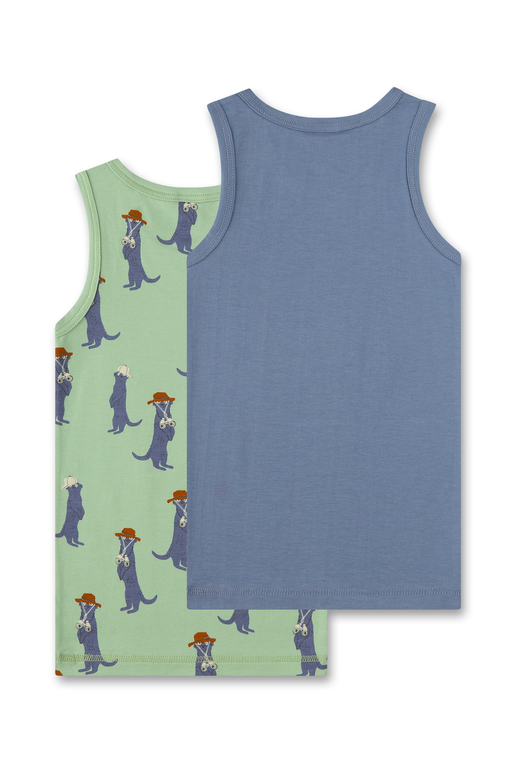 Maglietta intima di Sanetta in blu