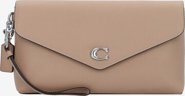 Pochette COACH en beige : devant