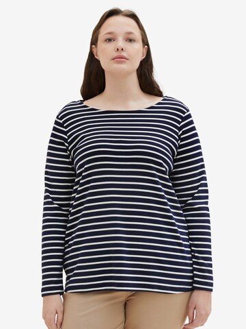 Tom Tailor Women + T-shirt i svart: framsida