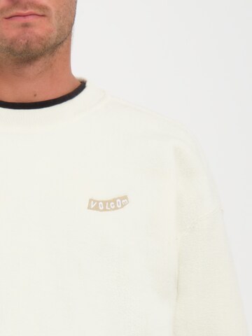 Sweat-shirt 'Too Kool' Volcom en blanc