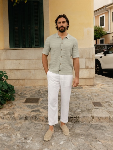 DAN FOX APPAREL Regular fit Риза 'Domenic' в зелено