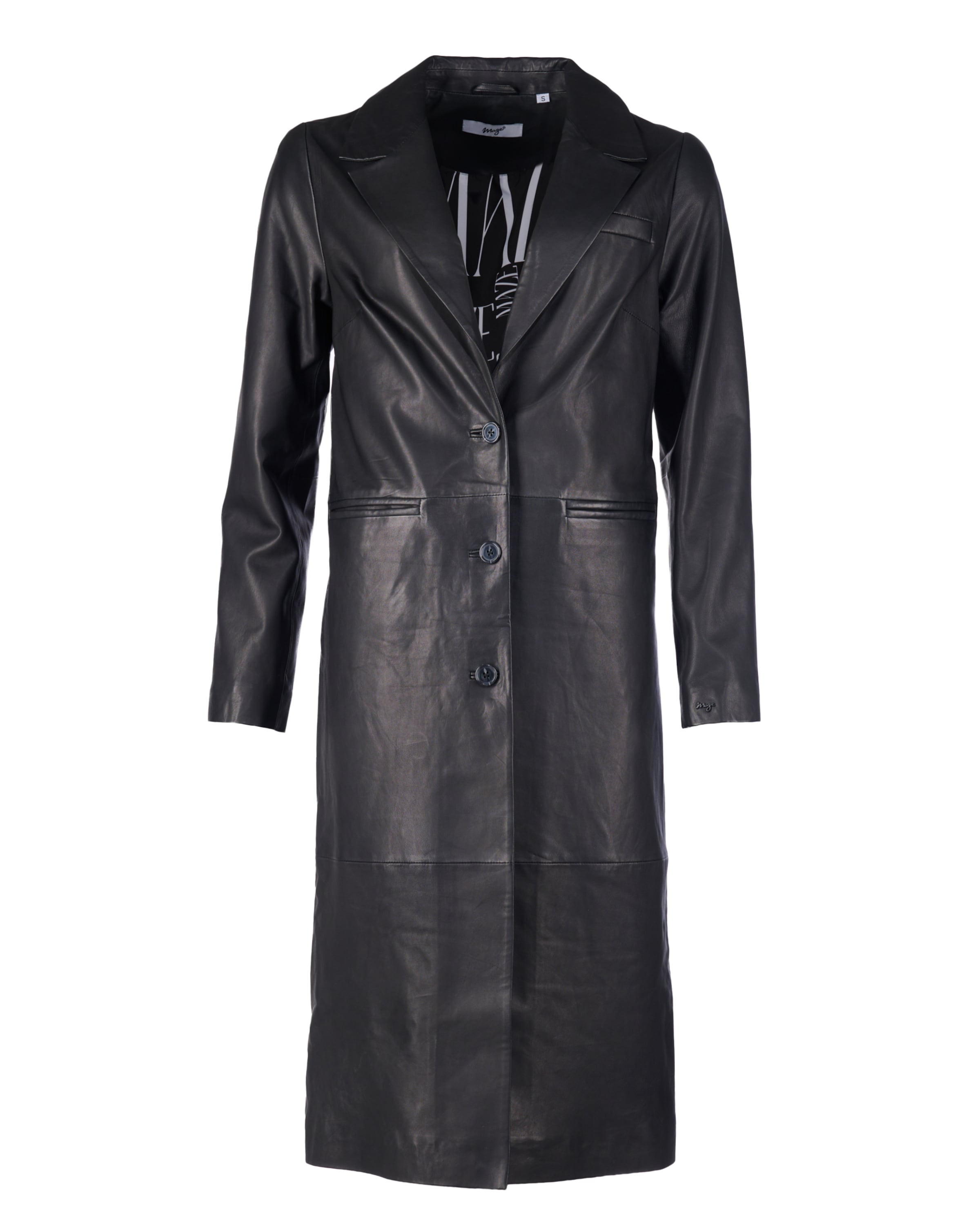 Maze Übergangsmantel in Schwarz: Vorderseite