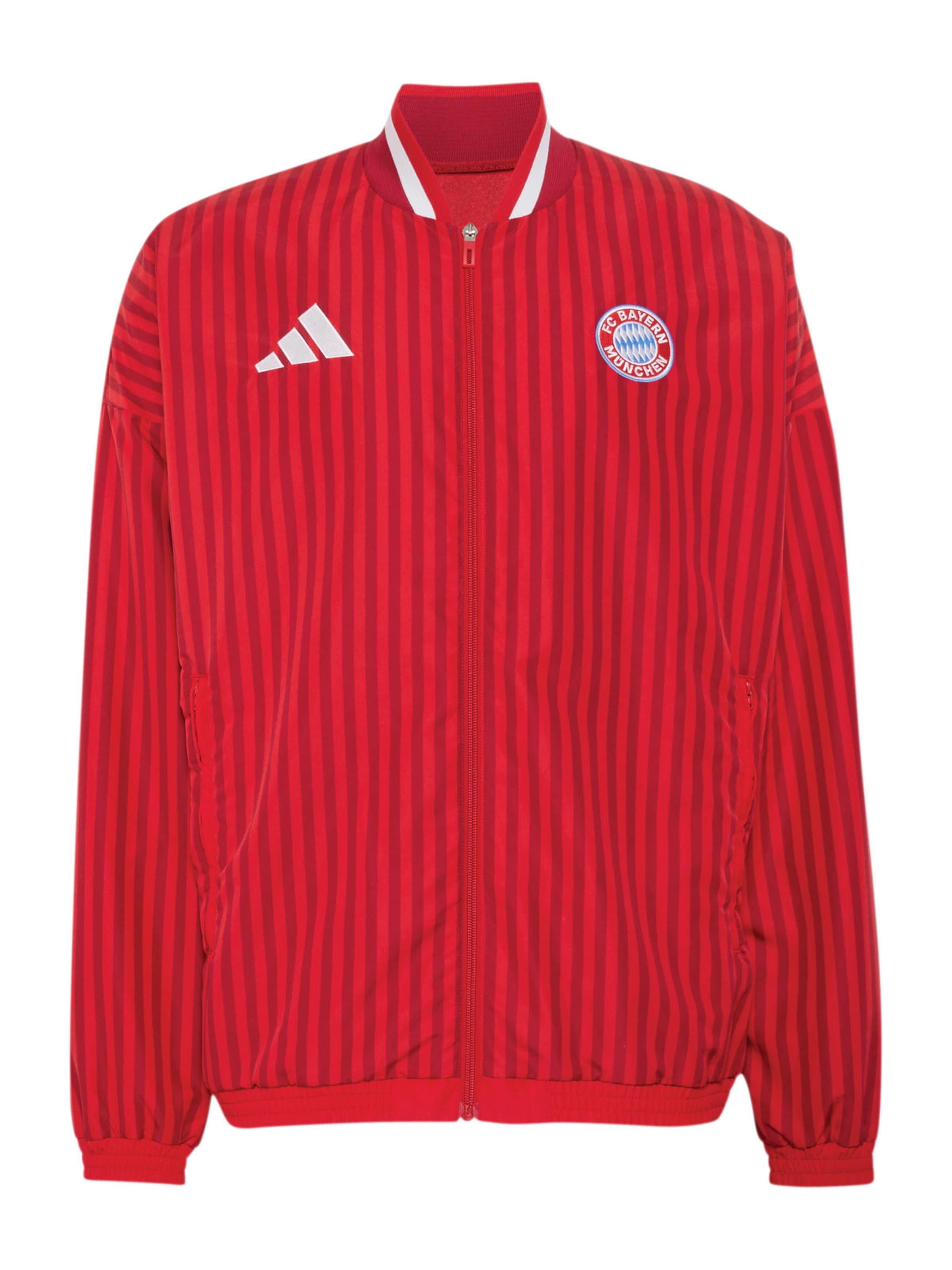 ADIDAS PERFORMANCE Αθλητικό μπουφάν 'FCB ST' σε κόκκινο: μπροστά