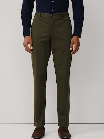 Hackett London Regular Chino trousers 'Cavalry' in Green: front