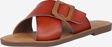 H.I.S Mules in Brown: front